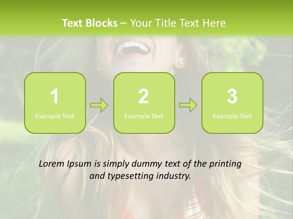 Emotion Outdoor Green PowerPoint Template