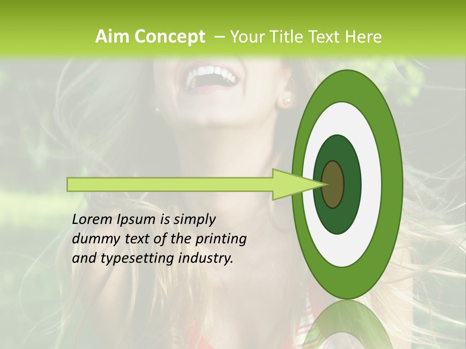 Emotion Outdoor Green PowerPoint Template