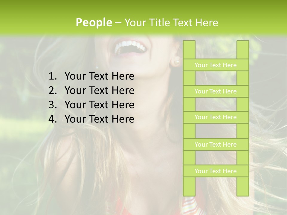 Emotion Outdoor Green PowerPoint Template