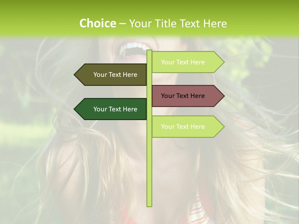 Emotion Outdoor Green PowerPoint Template