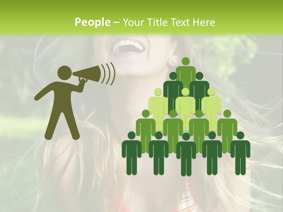 Emotion Outdoor Green PowerPoint Template