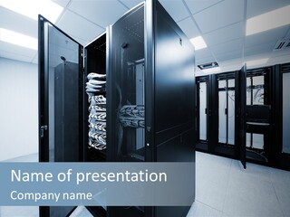 Security Part Indoors PowerPoint Template