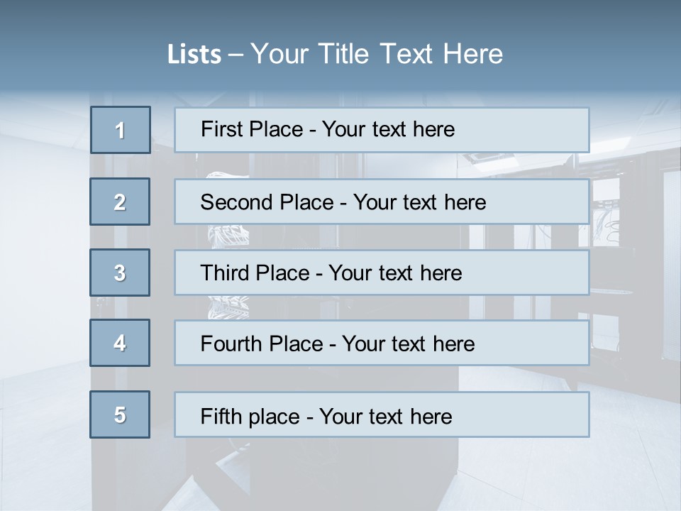 Security Part Indoors PowerPoint Template