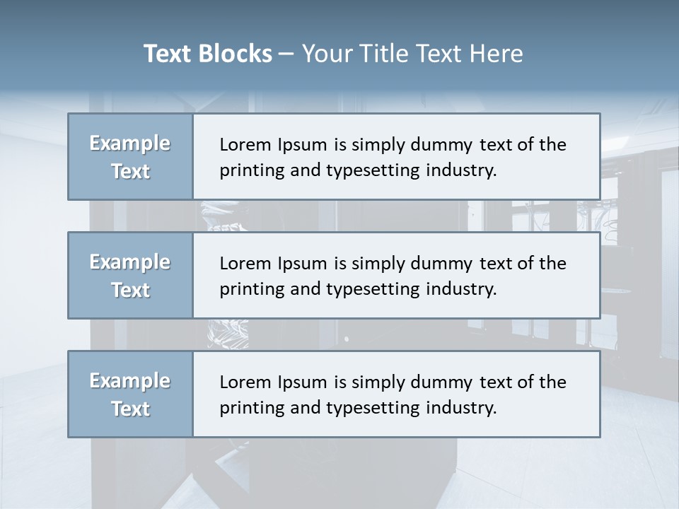 Security Part Indoors PowerPoint Template