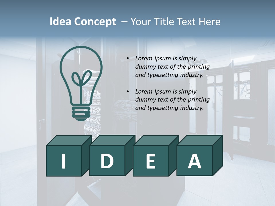 Security Part Indoors PowerPoint Template