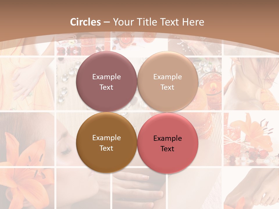 Medicine Harmony Nails PowerPoint Template