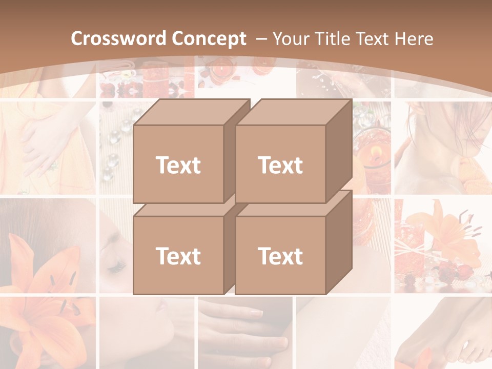 Medicine Harmony Nails PowerPoint Template