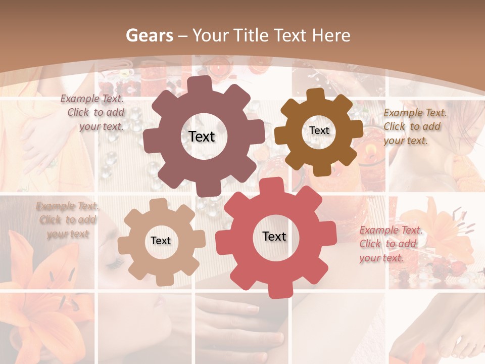 Medicine Harmony Nails PowerPoint Template