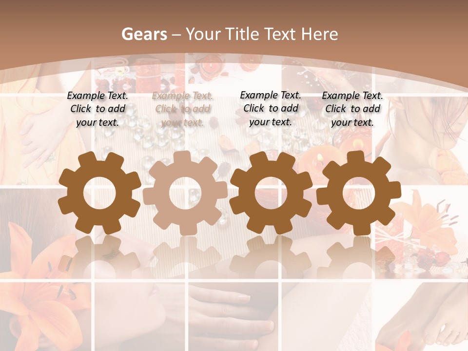 Medicine Harmony Nails PowerPoint Template