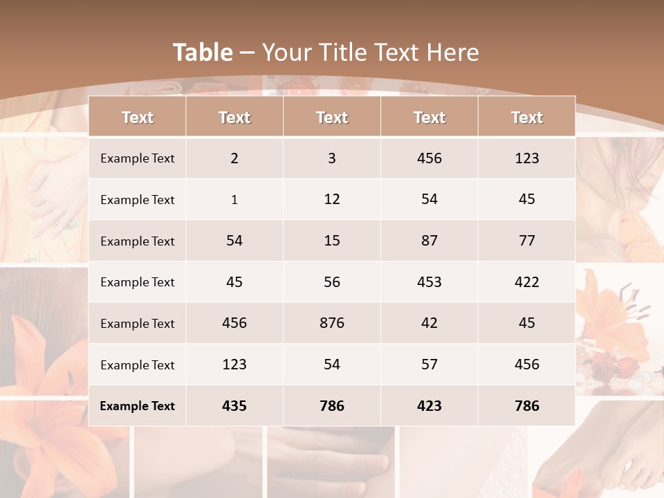 Medicine Harmony Nails PowerPoint Template