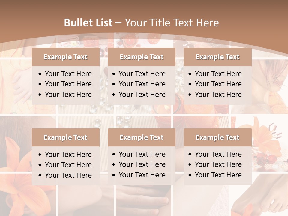 Medicine Harmony Nails PowerPoint Template