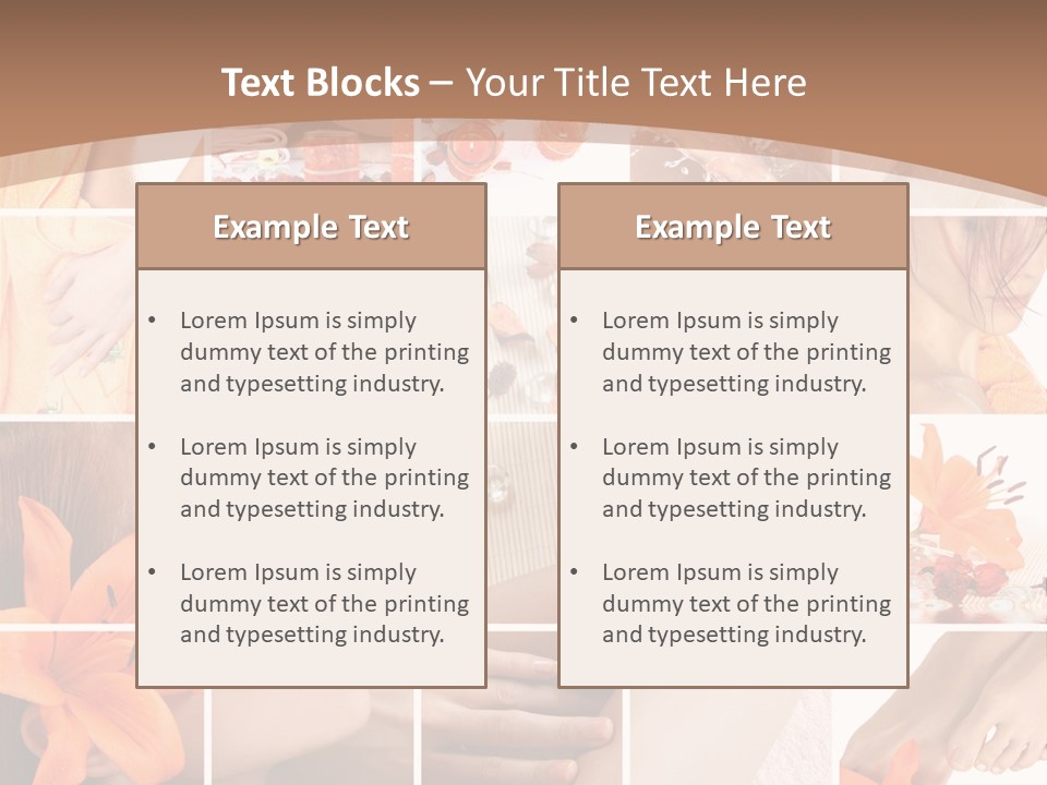 Medicine Harmony Nails PowerPoint Template