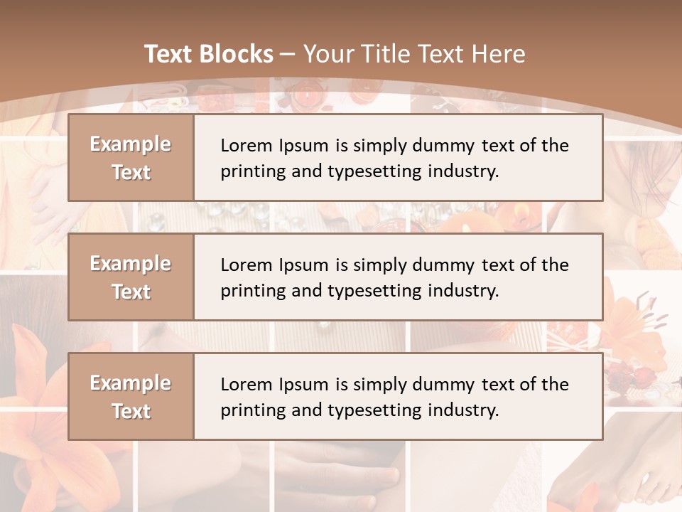 Medicine Harmony Nails PowerPoint Template