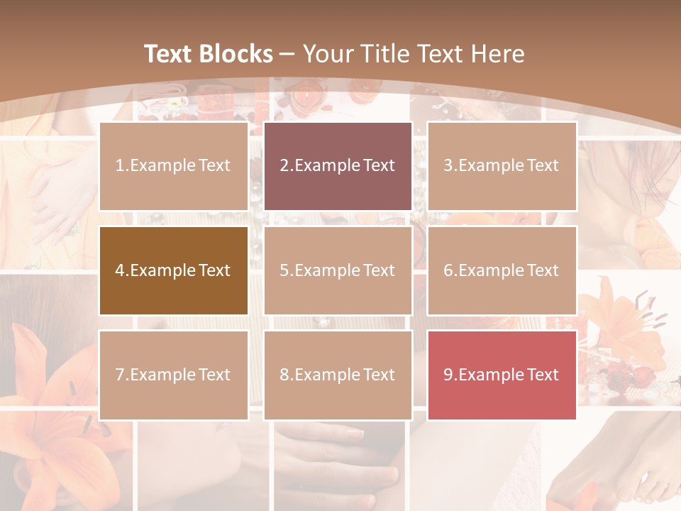 Medicine Harmony Nails PowerPoint Template