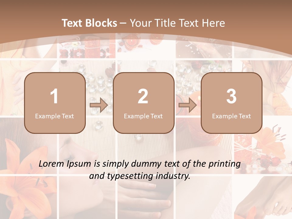 Medicine Harmony Nails PowerPoint Template