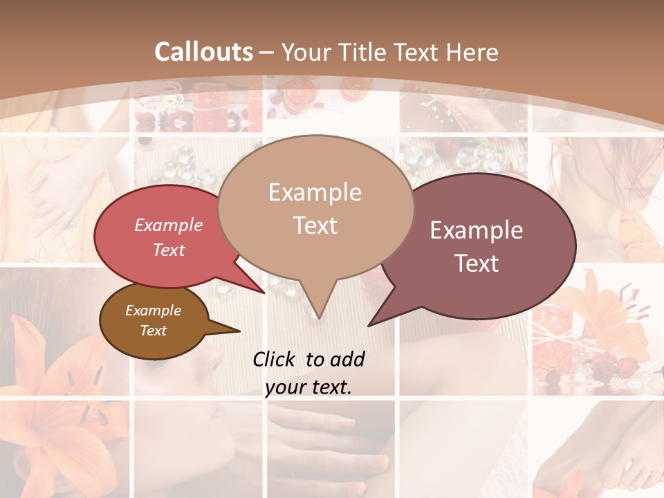 Medicine Harmony Nails PowerPoint Template