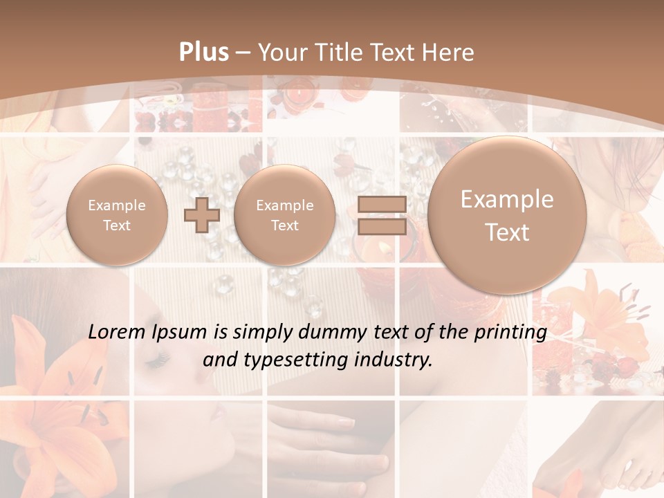 Medicine Harmony Nails PowerPoint Template