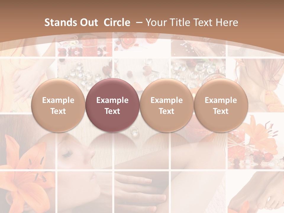 Medicine Harmony Nails PowerPoint Template