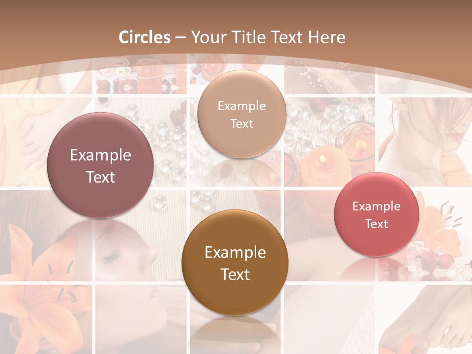 Medicine Harmony Nails PowerPoint Template