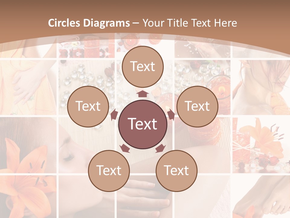 Medicine Harmony Nails PowerPoint Template