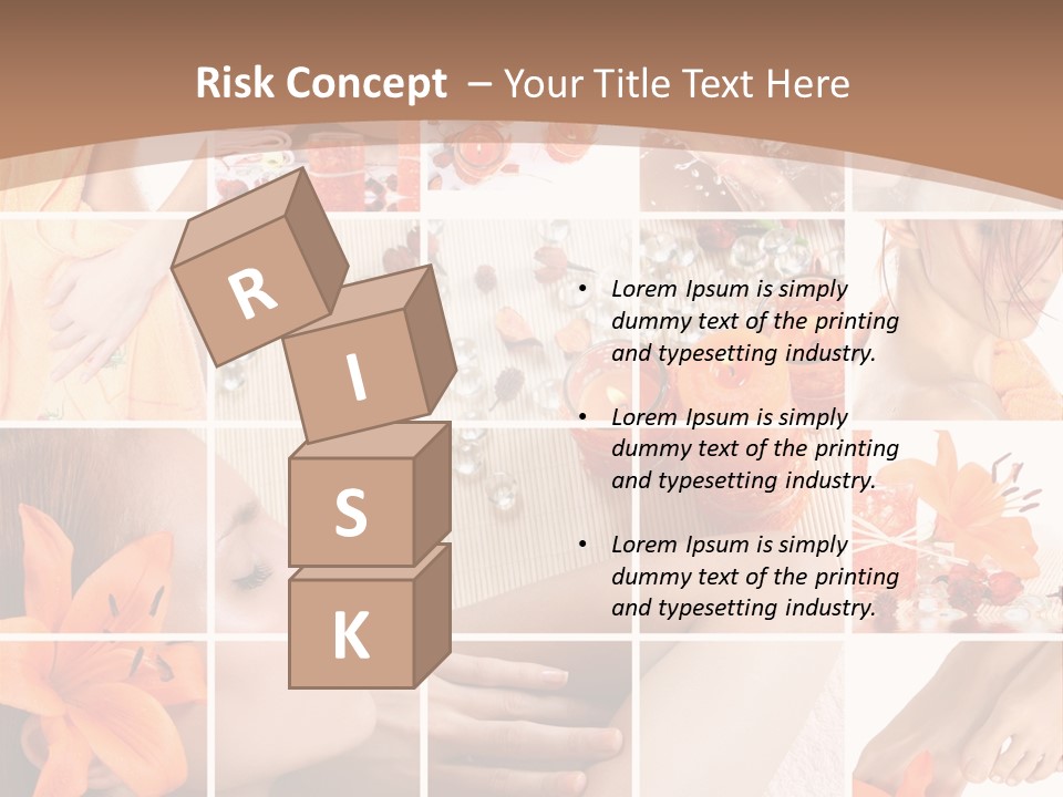 Medicine Harmony Nails PowerPoint Template