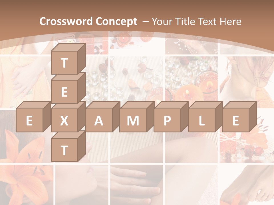 Medicine Harmony Nails PowerPoint Template