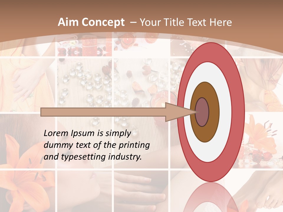 Medicine Harmony Nails PowerPoint Template