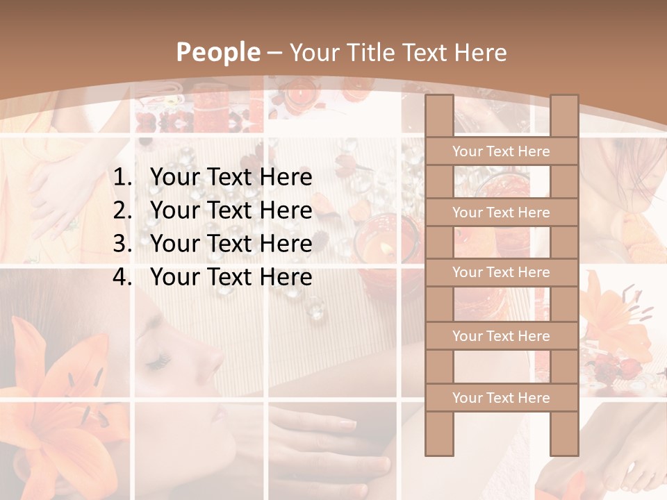 Medicine Harmony Nails PowerPoint Template