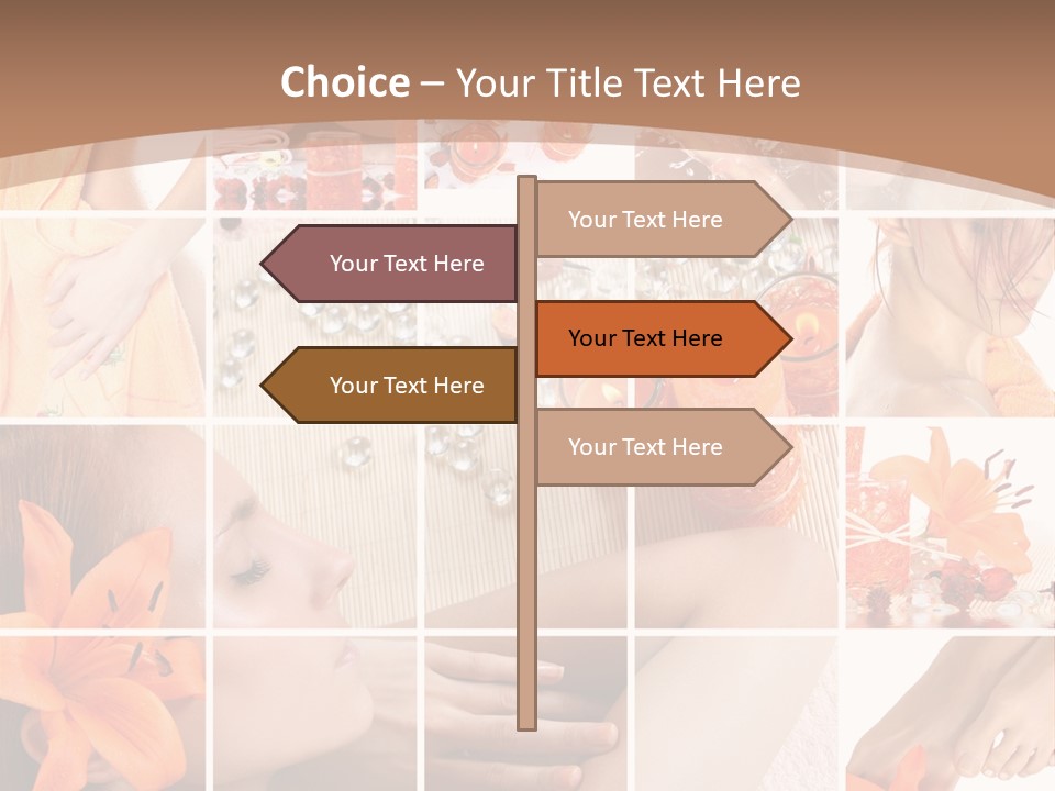 Medicine Harmony Nails PowerPoint Template