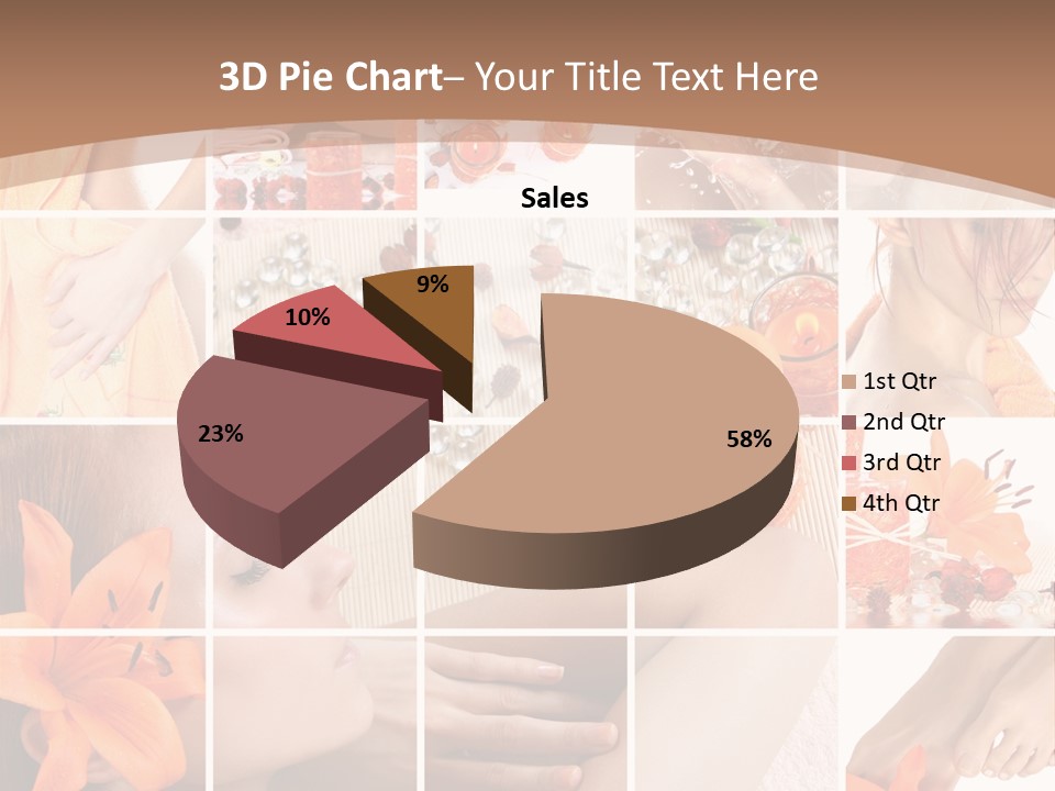 Medicine Harmony Nails PowerPoint Template
