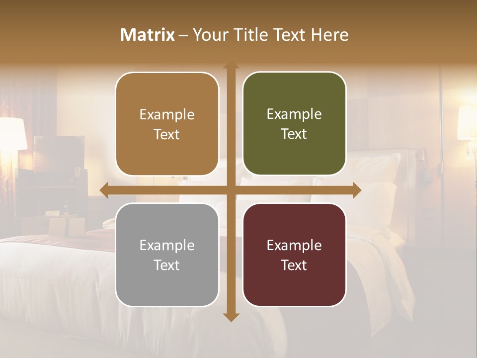 Night Home Bedroom PowerPoint Template