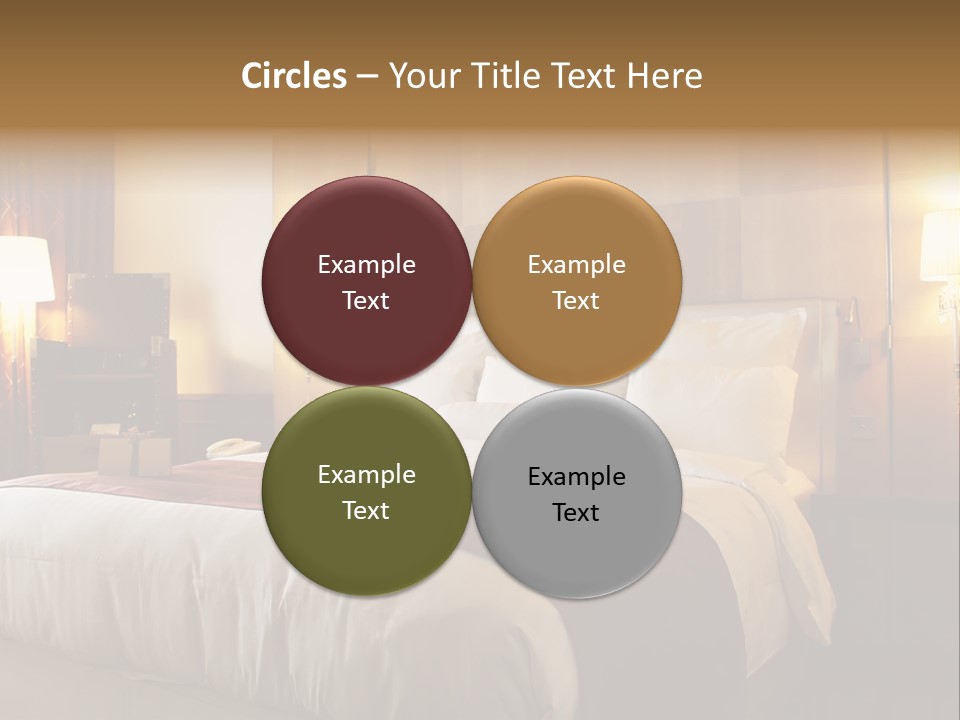 Night Home Bedroom PowerPoint Template