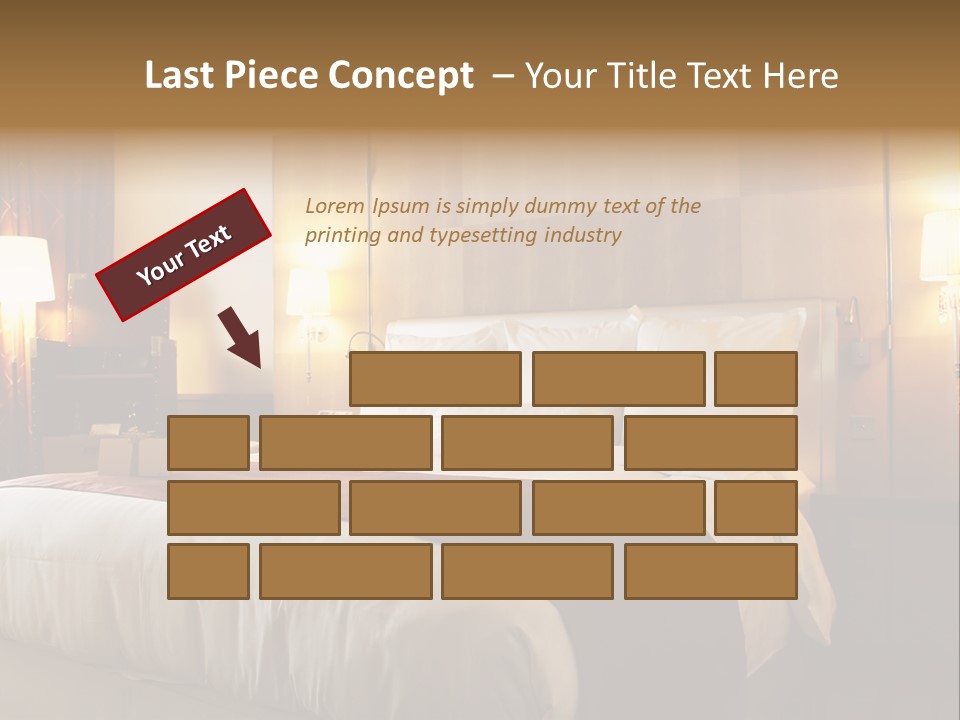 Night Home Bedroom PowerPoint Template