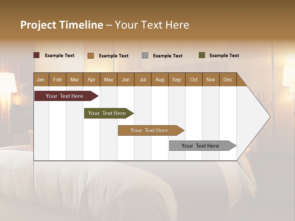 Night Home Bedroom PowerPoint Template