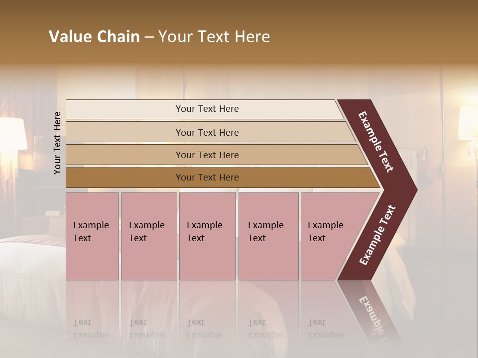 Night Home Bedroom PowerPoint Template