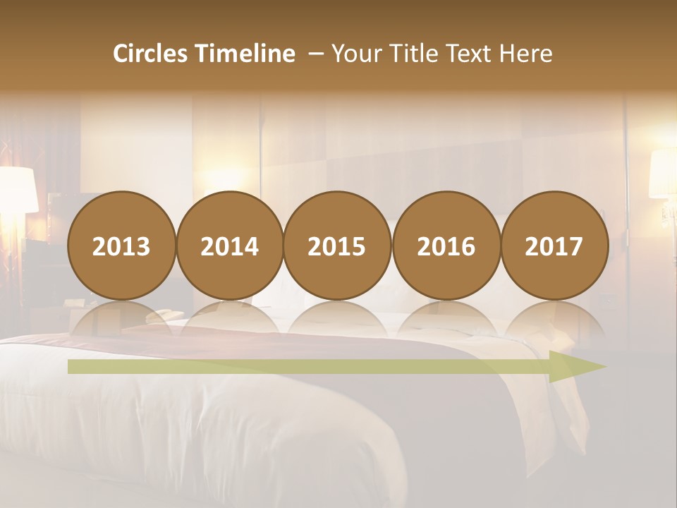 Night Home Bedroom PowerPoint Template