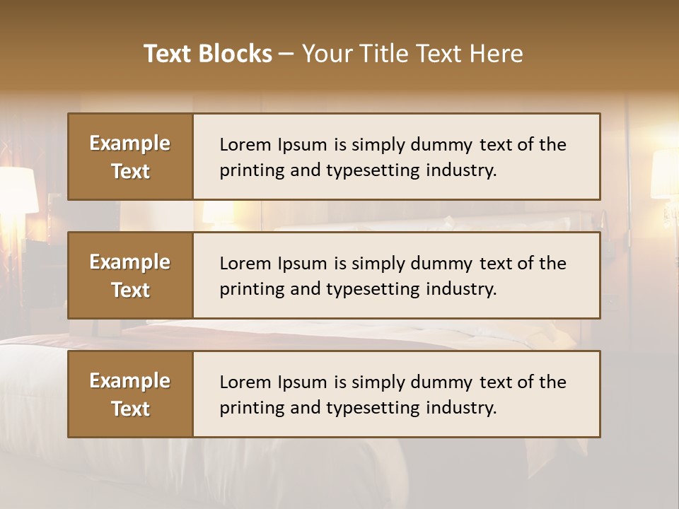 Night Home Bedroom PowerPoint Template