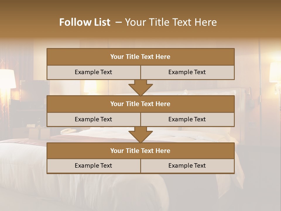 Night Home Bedroom PowerPoint Template