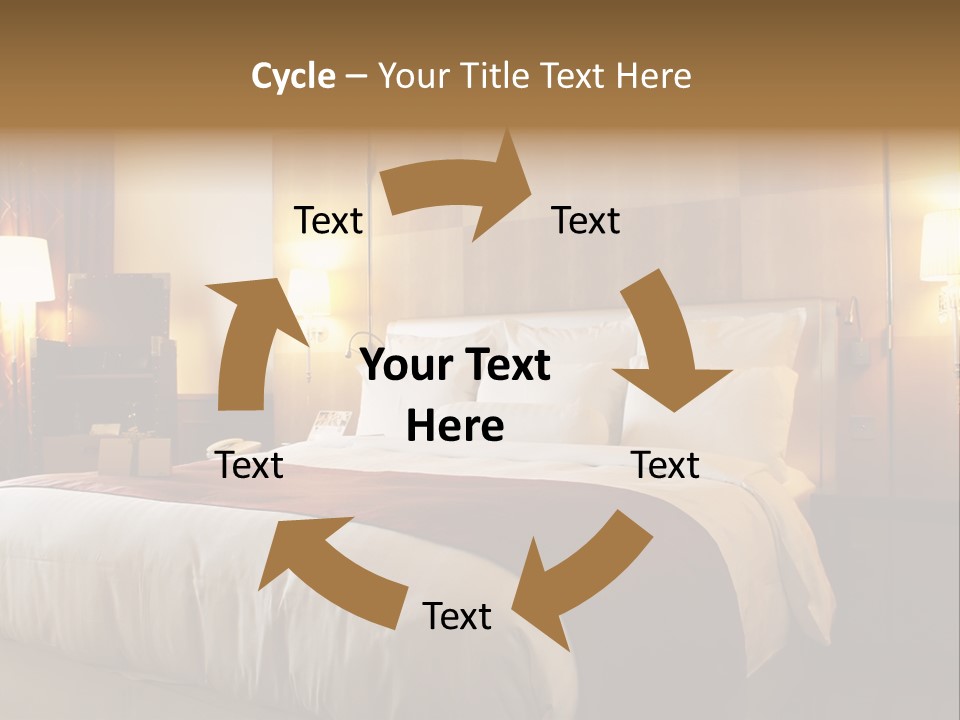 Night Home Bedroom PowerPoint Template