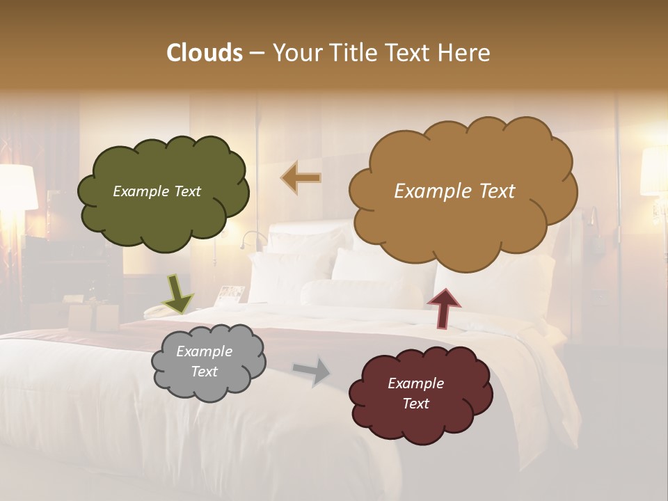 Night Home Bedroom PowerPoint Template