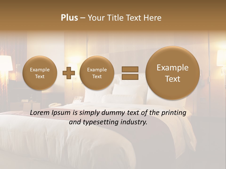 Night Home Bedroom PowerPoint Template