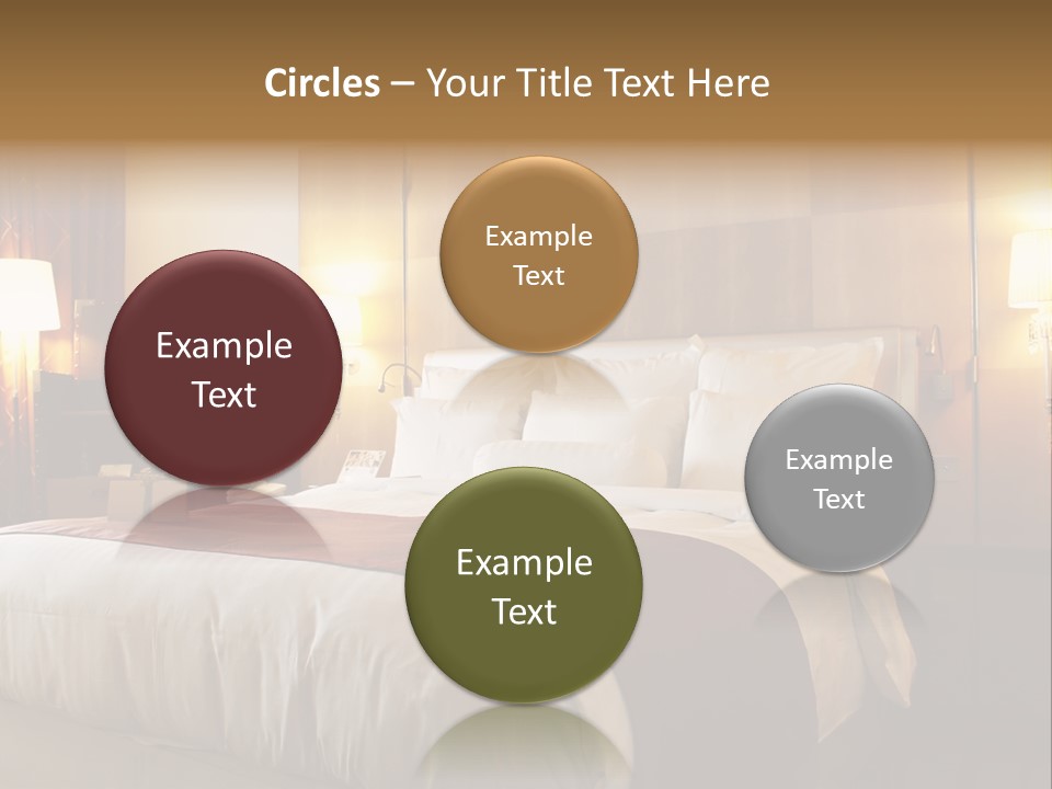 Night Home Bedroom PowerPoint Template