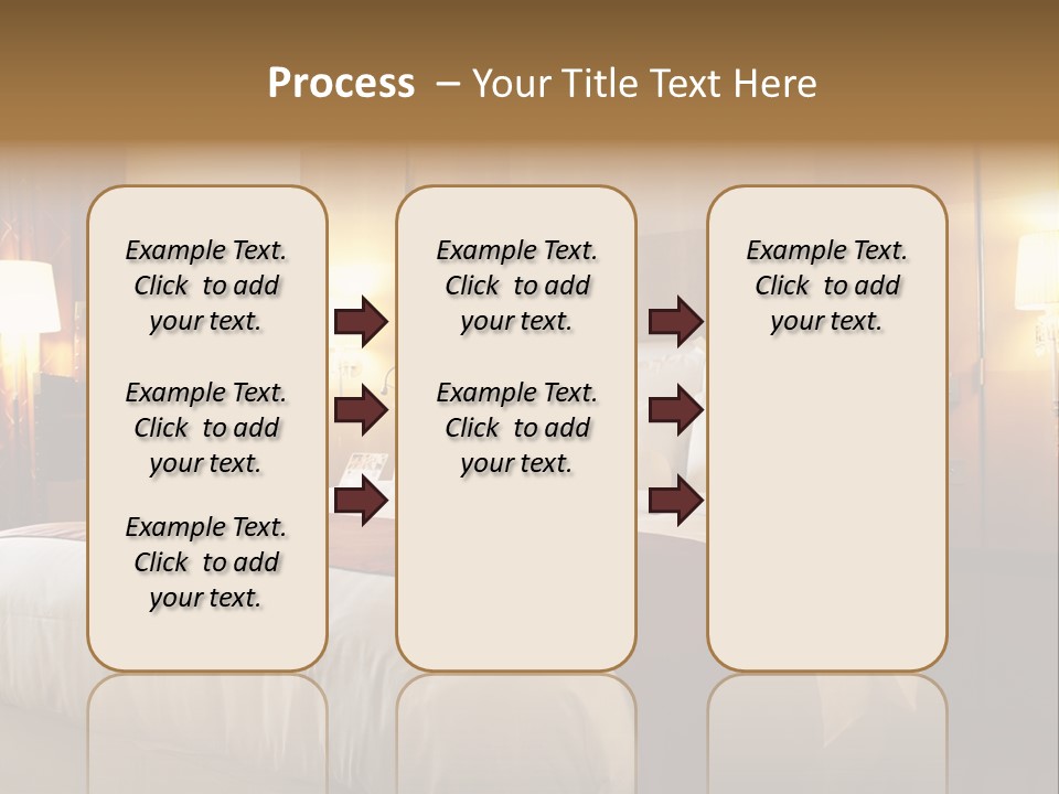 Night Home Bedroom PowerPoint Template