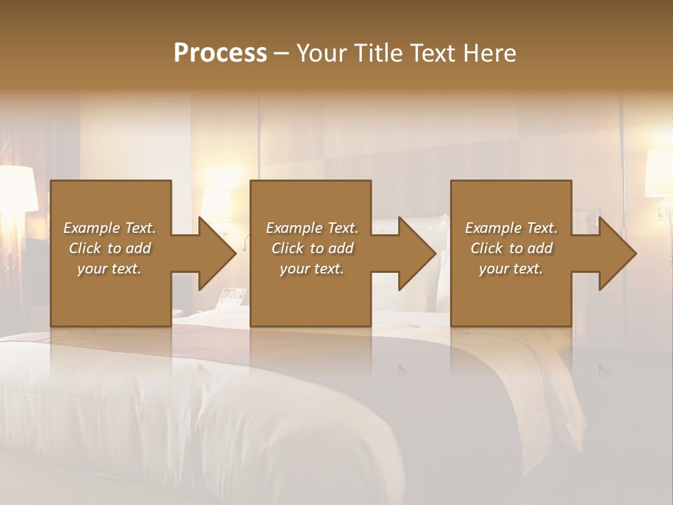 Night Home Bedroom PowerPoint Template