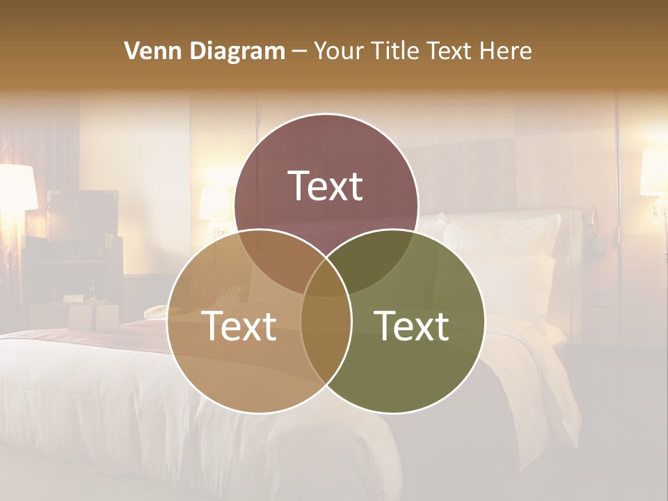 Night Home Bedroom PowerPoint Template