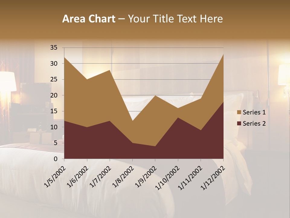 Night Home Bedroom PowerPoint Template