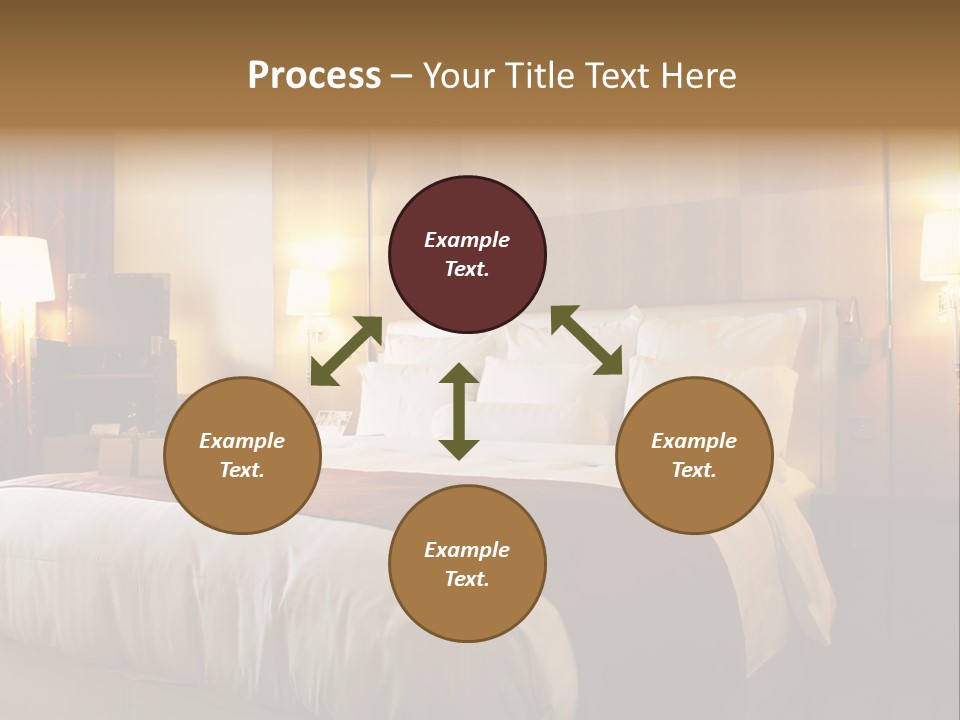 Night Home Bedroom PowerPoint Template