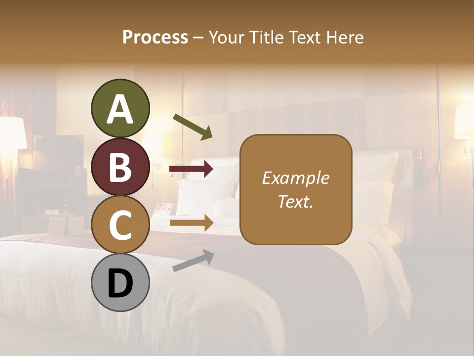 Night Home Bedroom PowerPoint Template