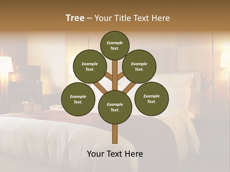 Night Home Bedroom PowerPoint Template