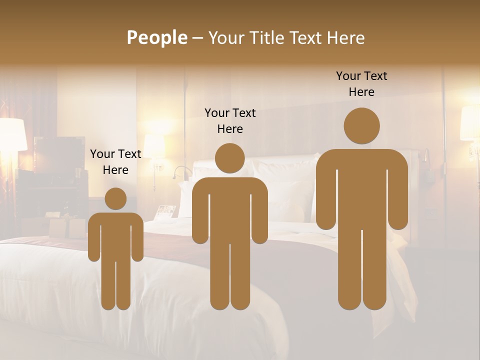 Night Home Bedroom PowerPoint Template